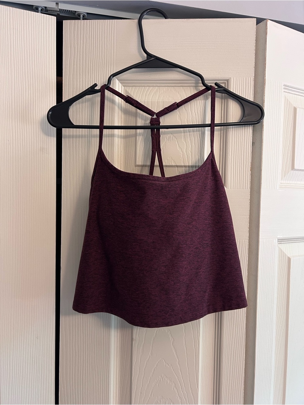 Women’s Burgundy Cropped Tank